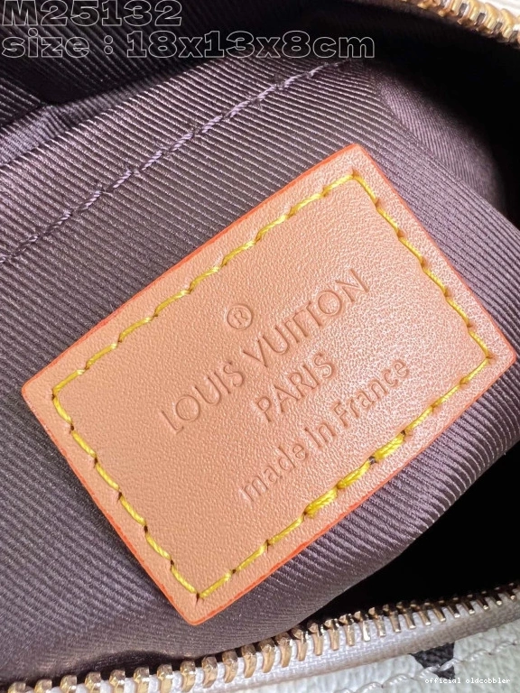 Official oldcobbler MINI LOUIS TRUNK-18.5*13*8cm SOFT VUITTON 0812